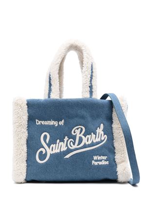 Blue denim cotton Soft Bag Small SAINT BARTH KIDS | SOFS00101708G